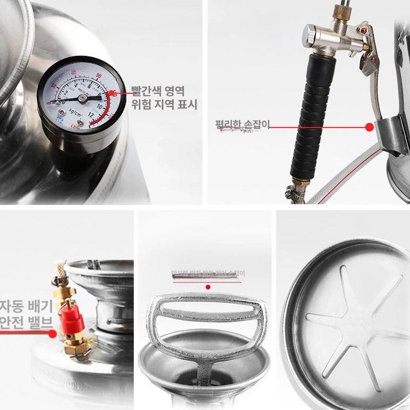 고압분무기 정원용 급수스프레이 식물관리 미스트분사기 물조절 세밀 분무 가드닝 살포용 - 상세 이미지 2