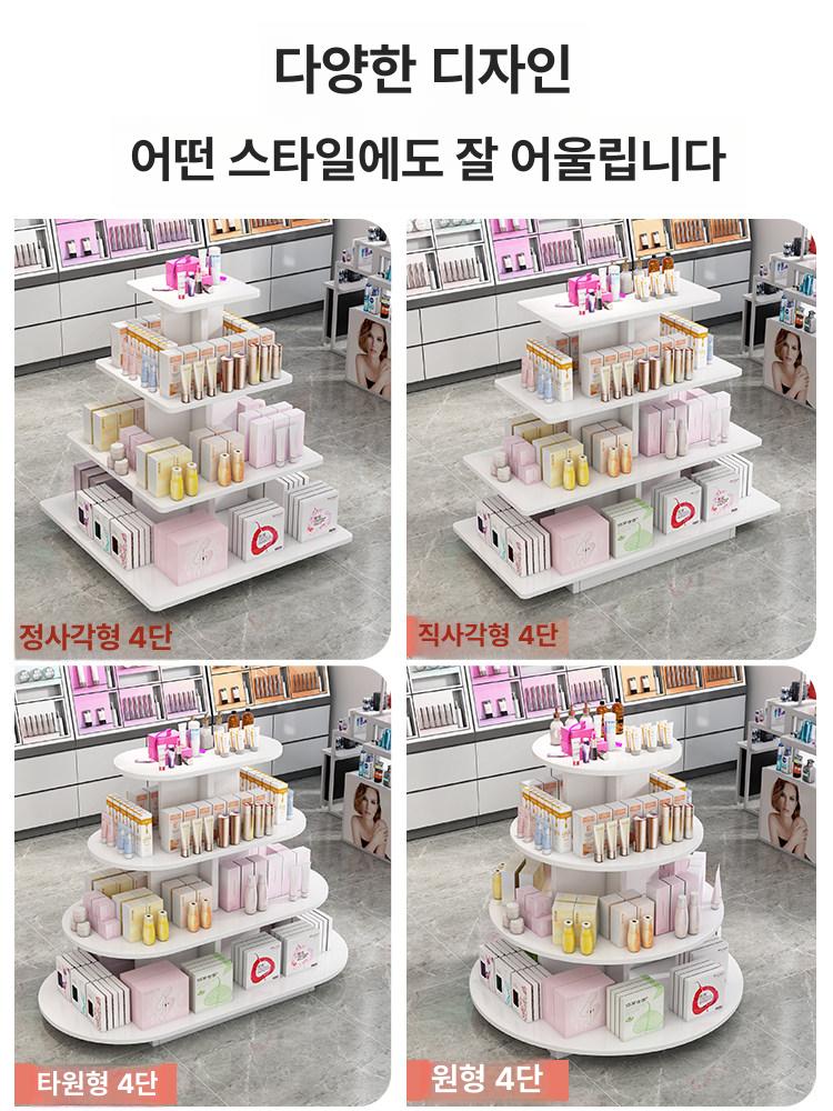매장 진열대 계단식 가방 선반 쇼핑몰 베이커리 아크릴 전시 매대 디스플레이 - 상세 이미지 5
