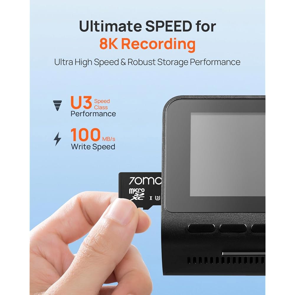 70mai Micro SD 카드 128GB 메모리 카드, 최대 100MB/s, Dash Cam Lite 2, M300, A400, A410, A500S, A510, A800s, - 상세 이미지 2