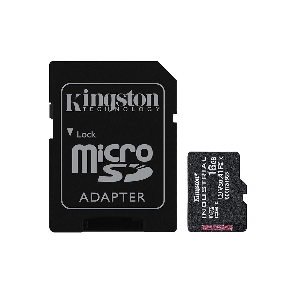 킹스턴 인더스트리얼 16GB 마이크로SDHC C10 A1 pSLC 카드 + SD 어댑터 SDCIT2 With Adapter 16GB - 상품 이미지