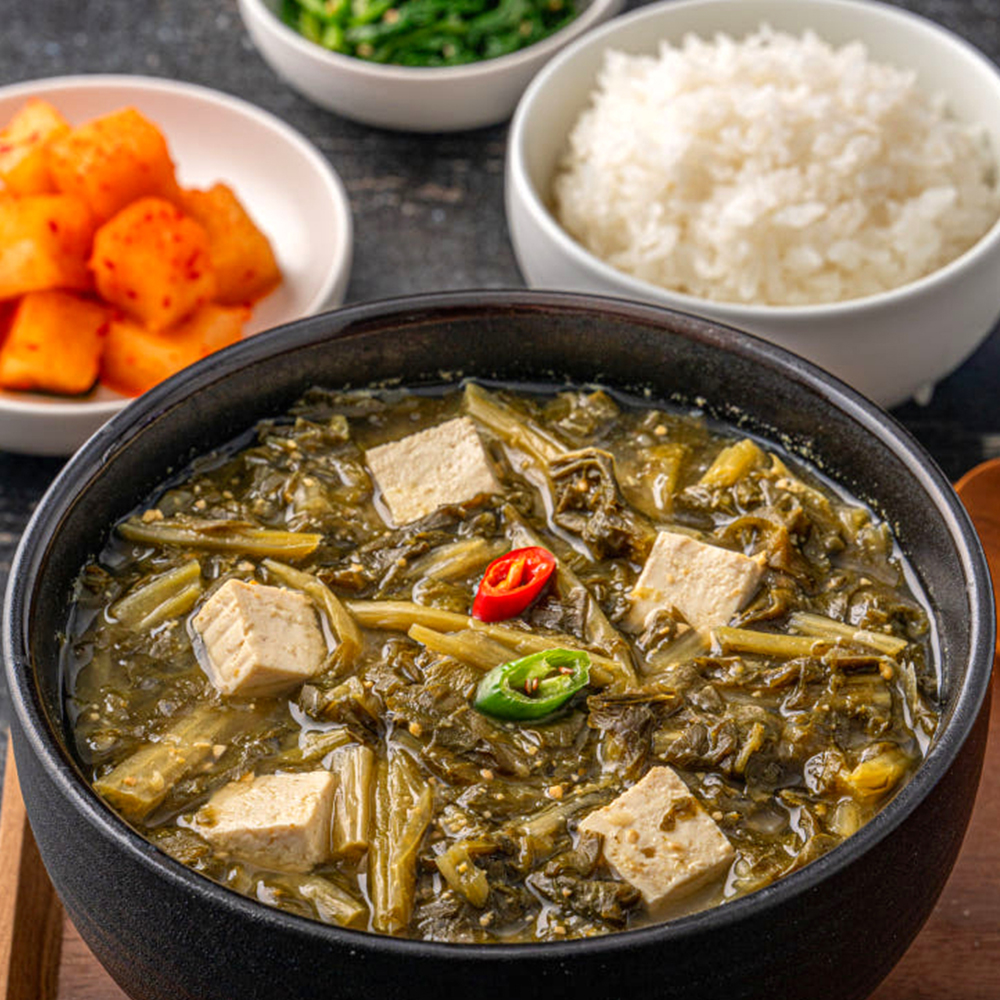 [무조건 4990특집]구수한 시래기 된장국 500g/전통 메주 된장 국산재료 간편한 집밥 - 상품 이미지