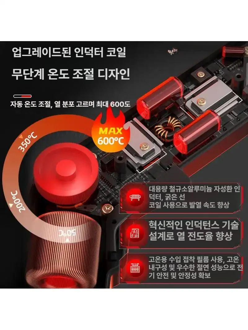 초음파 열선 절단기 가열식 전기칼 재단 커팅 도구 디지털 온도조절 패브릭 원단 절단 전문용 기계 - 상세 이미지 3