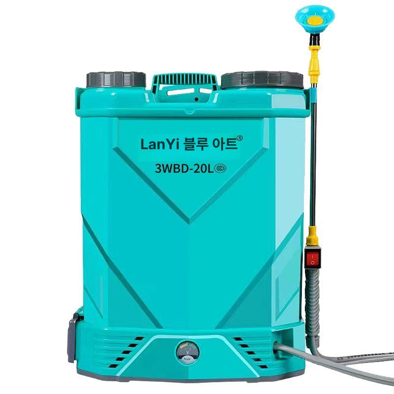 리튬배터리 살포기 충전식 농사 분사기 농약분무기 방역 펌프 배낭식 소독기 충전분무 - 상품 이미지