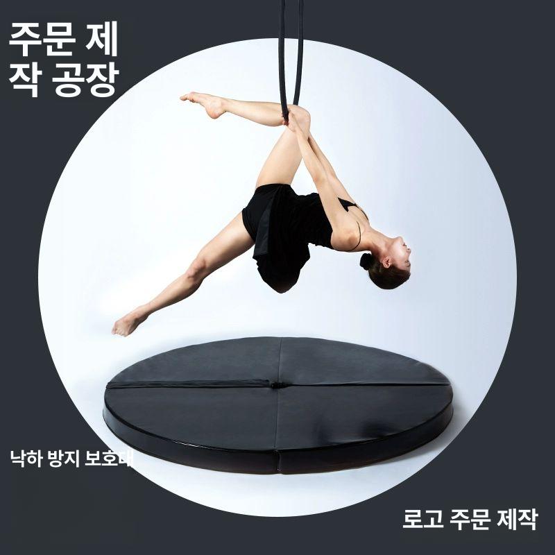 폴댄스 매트 쿠션 원형 두꺼운 낙상방지 라운딩 직경두께 봉춤 충격방지 대형 접이식 - 상세 이미지 2