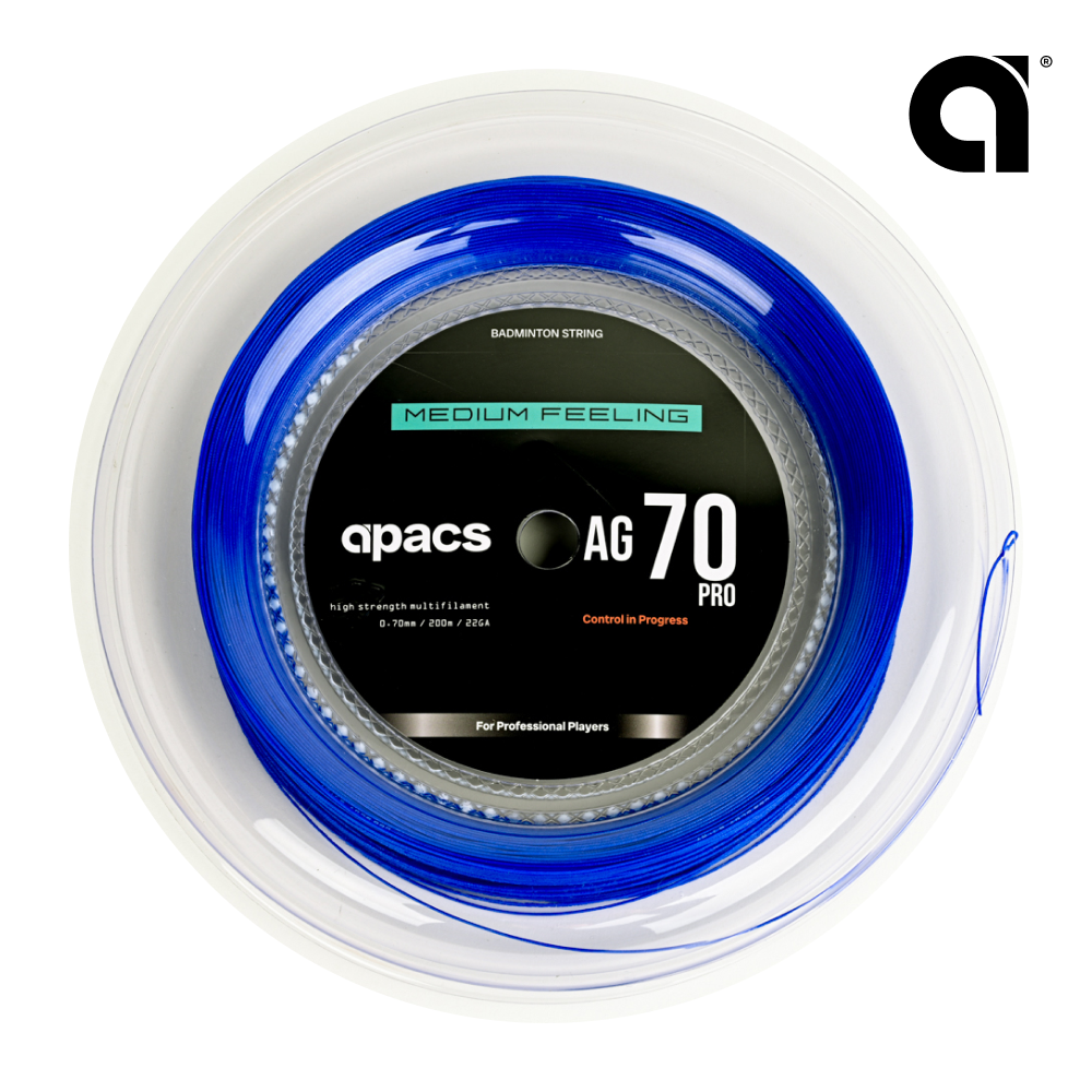 아펙스 줄 AG70 PRO 200m 롤 배드민턴 라켓 스트링 거트 반발력 (0.70mm) 이미지 6