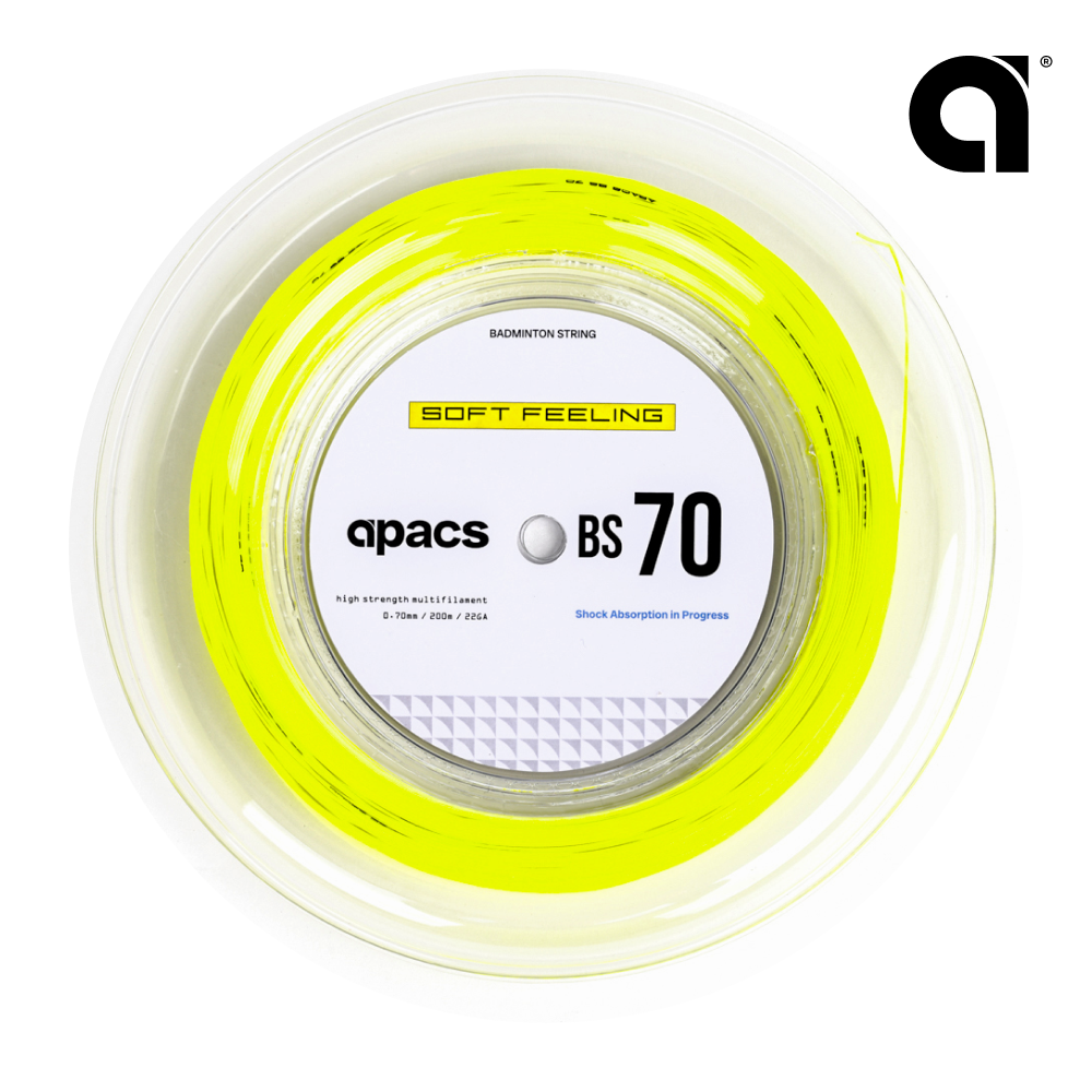 아펙스 BS 70 200m 롤 배드민턴 라켓 스트링 거트 줄 충격흡수 (0.70mm) - 상세 이미지 2