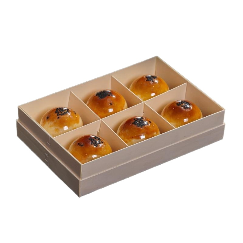 디저트 상자 테이크아웃 칸막이 선물 파티 카페 도시락 배달용 케이스 케이크 일회용 - 상품 이미지