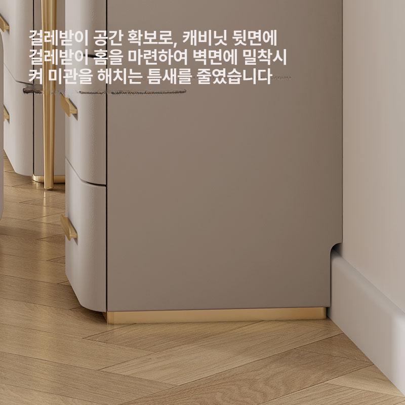 프린세스 북유럽 확장형 화장대 메이크업 수납장 드레서 거울 책상 학생용 콘솔 테이블 - 상세 이미지 5