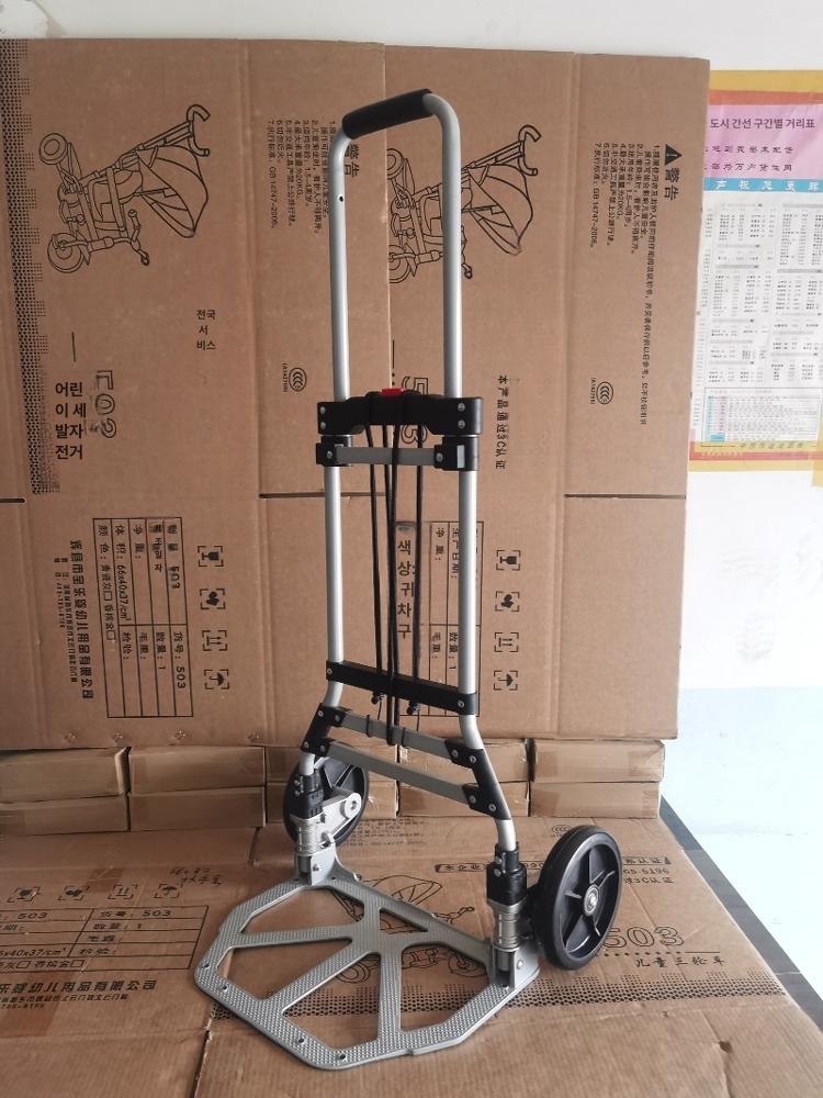 조용한 접이식 수레 캠핑 짐운반 핸드카트 야외용품 대용량 바퀴 택배배송 휴대용 - 상세 이미지 4