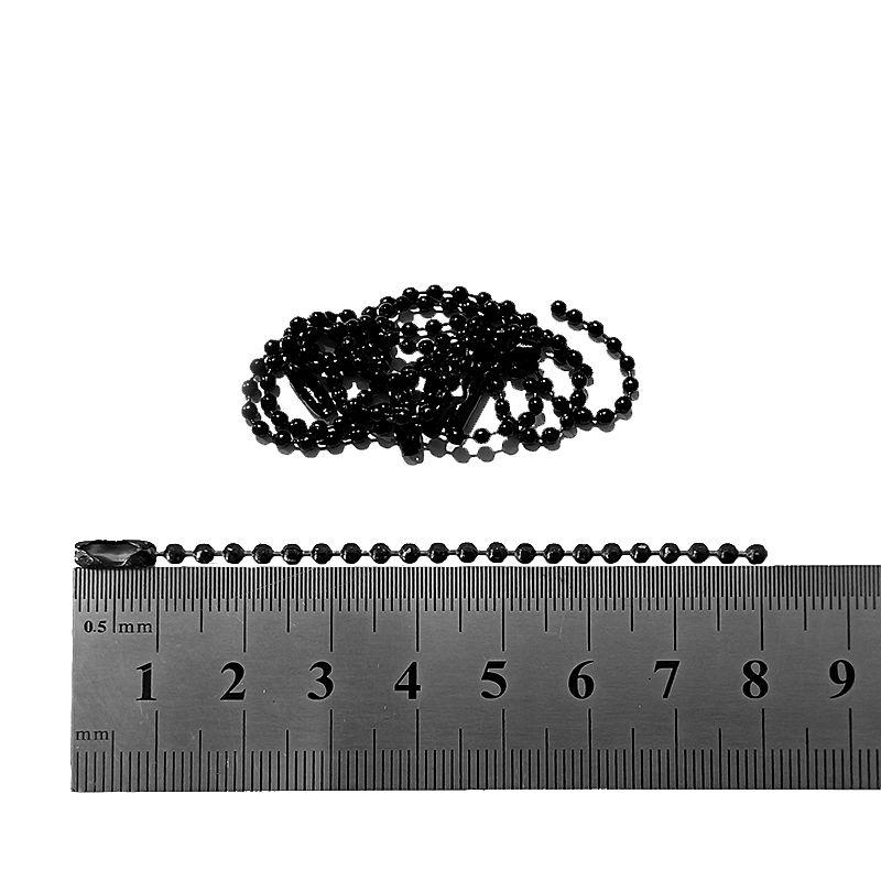 비즈 키링 볼체인 키홀더 핸드백 악세사리 구슬줄 팬던트 연결고리 DIY 손뜨개 재료 장식용 - 상품 이미지
