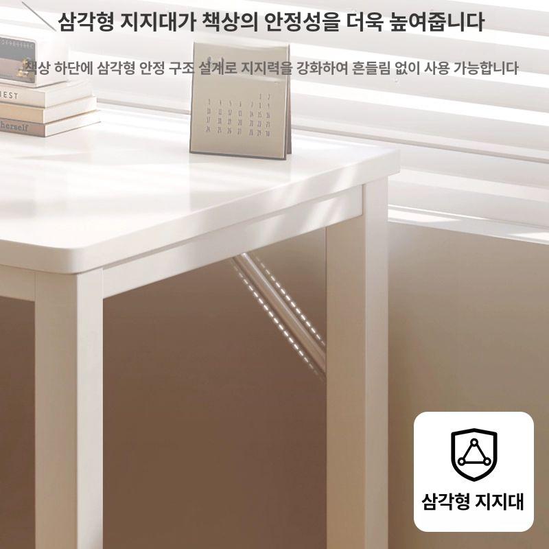 ㄱ자형 코너 책상 게이밍 데스크 서재 공부방 학생 사무실 컴퓨터 모니터 스탠드 책꽂이 수납 - 상세 이미지 2