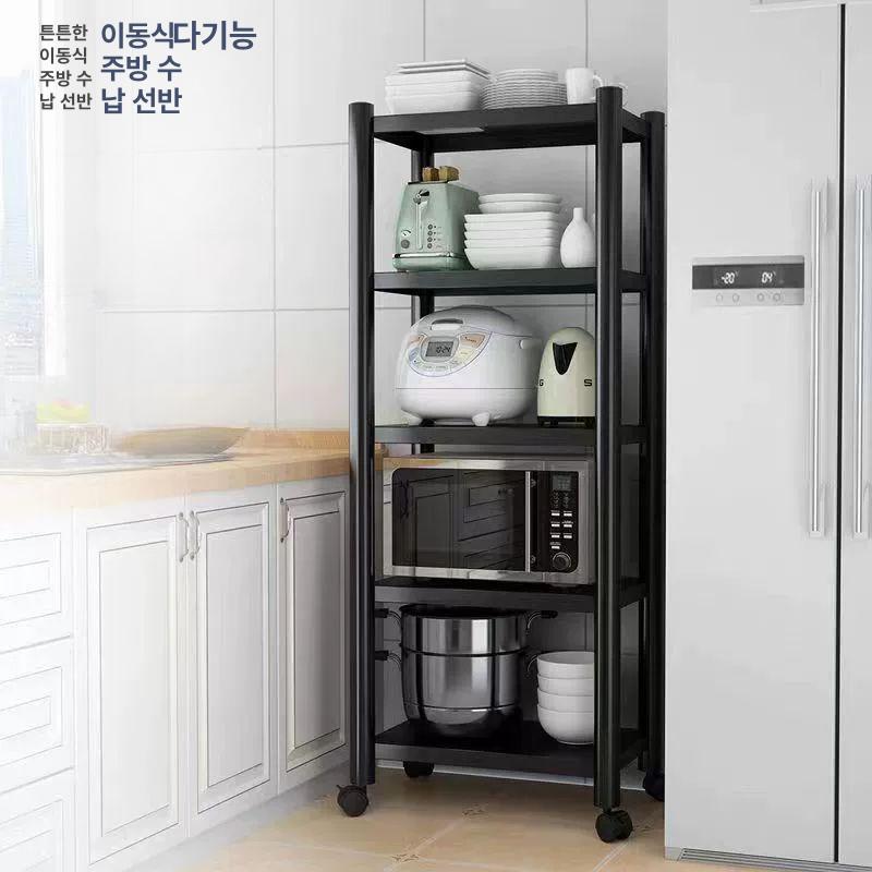베란다 앵글 조립식 다용도 경량랙 수납장 철제 선반 진열대 건조대 주방수납 - 상세 이미지 3