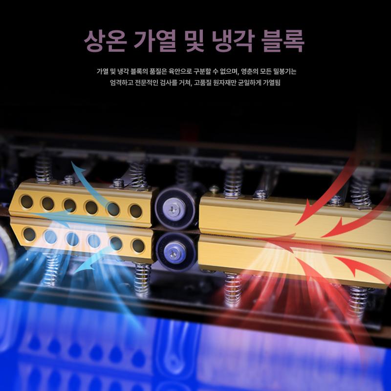자동 밴드씰링기 전자동 비닐포장 열접착 실링머신 식품포장기 업소용 밴딩기 - 상세 이미지 4