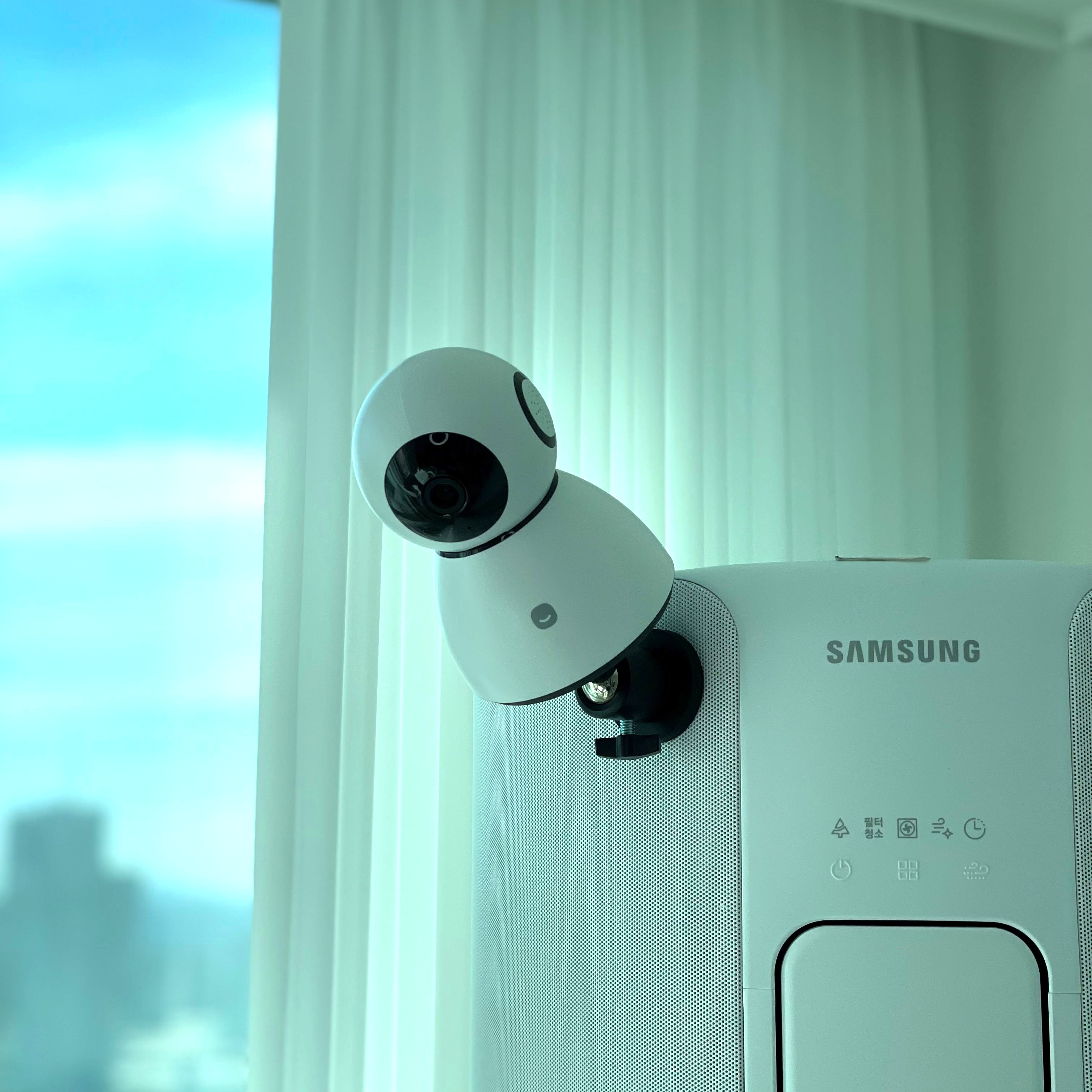홈캠거치대 이글루캠 헤이홈 타포 샤오미 티피링크 호환 cctv 펫캠 베이비캠 자석 - 상세 이미지 2