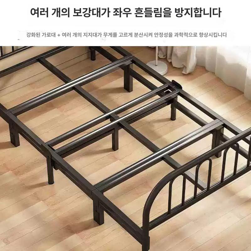 야외 평상 접이식 철재 캠핑 데크 테라스 나무 프레임 베란다 카페 조립 파라솔 벤치 - 상세 이미지 5