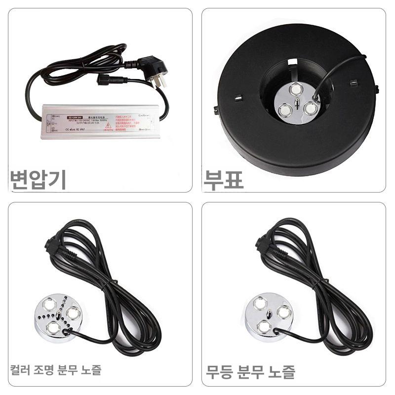 물안개 안개발생기 제조기 분수대 분무기 인공 변압기 미스트 정원 조경 장치 - 상세 이미지 2