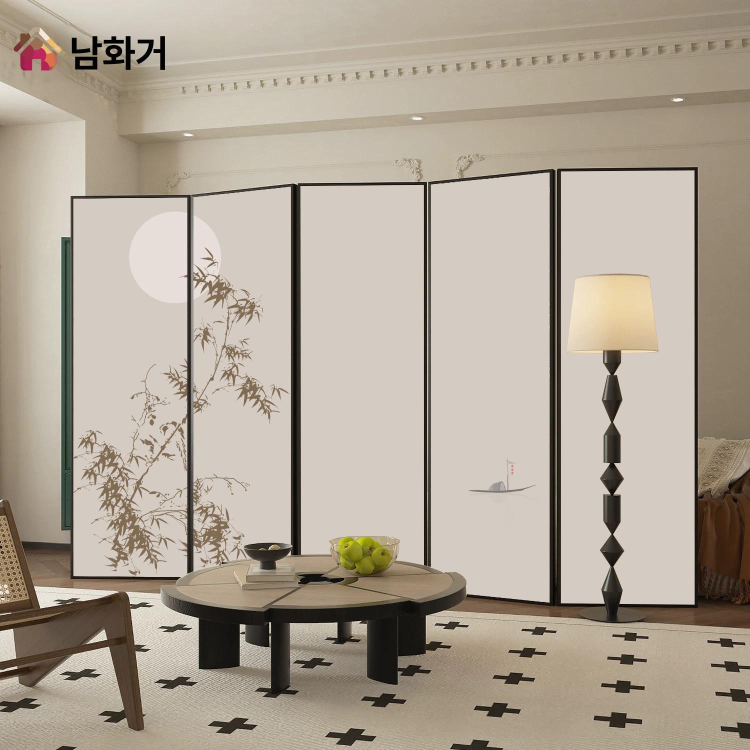 사무실 공간분리 접이식 파티션 패널 칸막이 회의실 포드 책상 스크린 가림막 방음 인테리어 구분 오피스 가구 - 상세 이미지 5