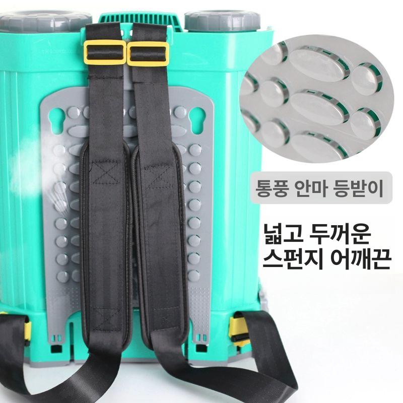 리튬배터리 살포기 충전식 농사 분사기 농약분무기 방역 펌프 배낭식 소독기 충전분무 - 상세 이미지 4