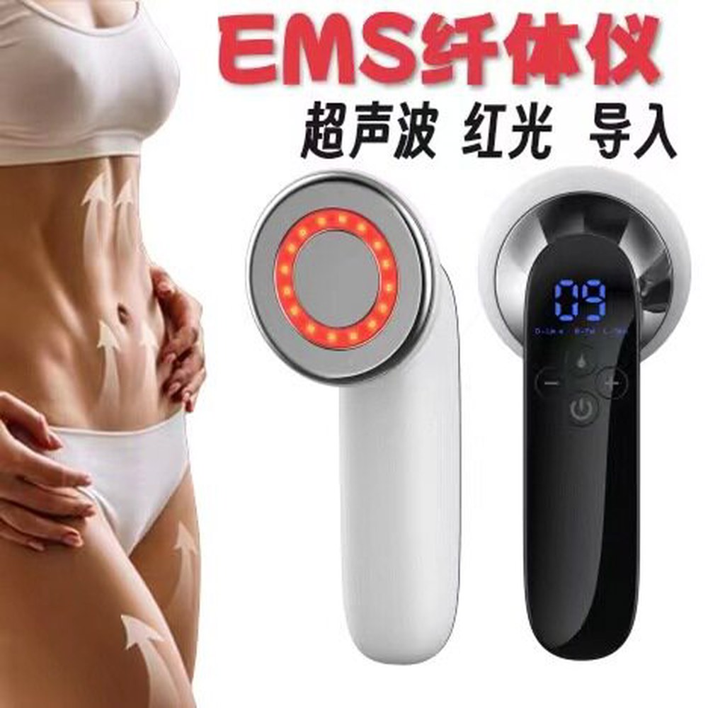 고주파 리프팅 LED EMS in RF 슬리밍 9 무게추 라디오 연소 마사지기 제거 과 주파수 감소 기 바디 1 온열 USB 케이블 충전 중문 버전 전용 - 상세 이미지 3