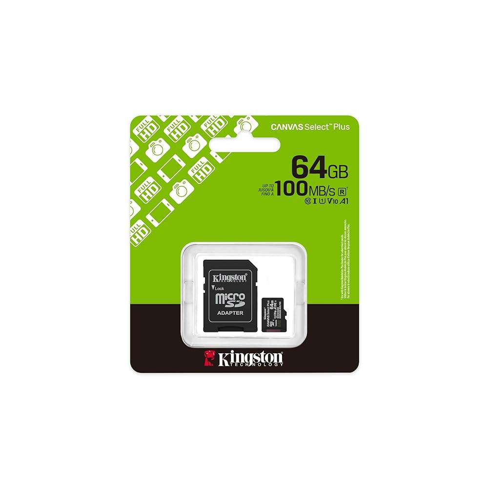 킹스턴 64GB 캔버스 셀렉트 플러스 마이크로SD 카드 | 최대 100MB /s 클래스 10, UHS-I, U1, V10, A1 SDCS3 64GB - 상세 이미지 3