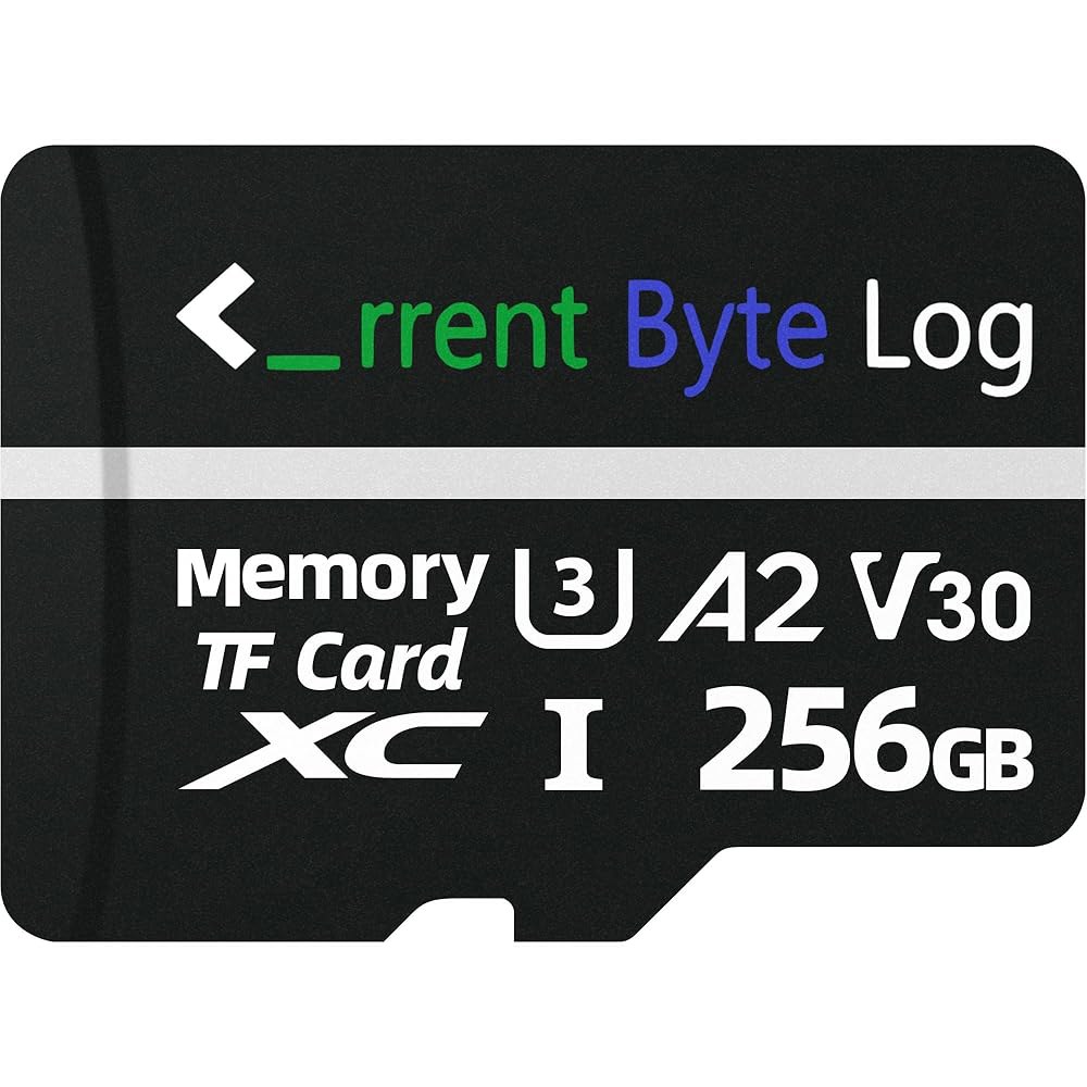 어댑터, V30, A2, U3, UHS-I, C10이 포함된 256GB 마이크로 SD 카드 1개 | 4,000대의 드론, 대시 캠, 카메라, 휴대폰, 카메라 - 상품 이미지