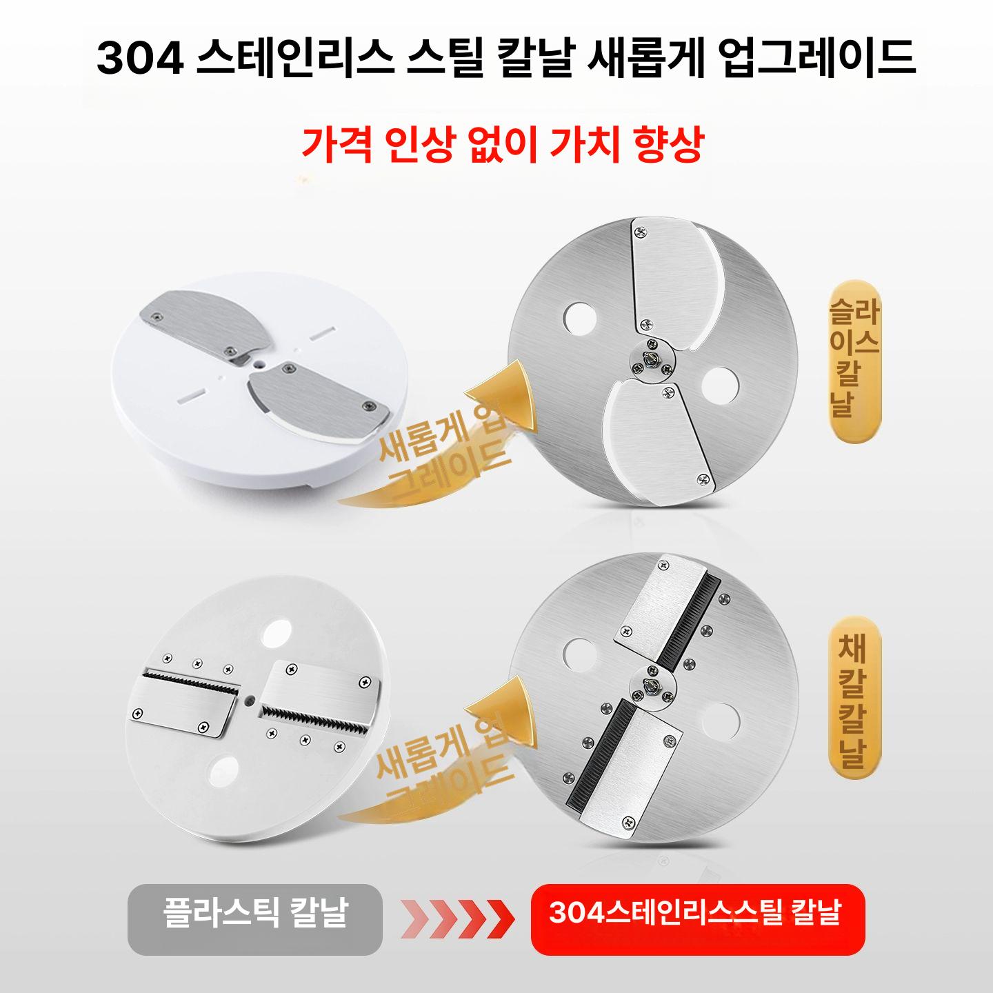 야채 다이싱 커터기 대형 만능 채소슬라이서 감자 당근 오이 절단기 주방용품 - 상세 이미지 3