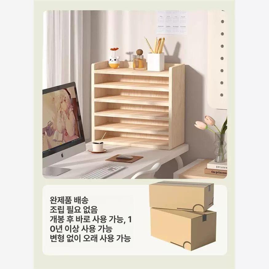 원목 선반 벽장식 오픈선반 책장 진열대 벽수납장 홈인테리어 디스플레이 거치대 정리장 - 상세 이미지 4