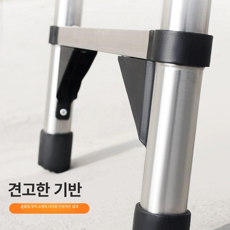 접이식 사다리 가정용 워킹 스텝 높이조절 이동식 안전발판 다목적 알루미늄 계단 - 상세 이미지 3