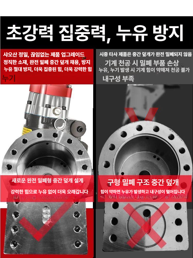 펀칭기 유압 전기 앵글 구멍뚫기 프레스 타공기 천공기 강판 홀펀처 공구 - 상세 이미지 4