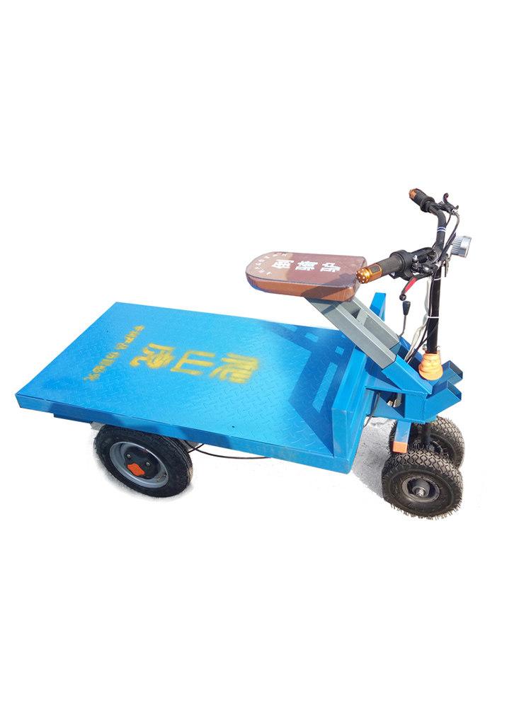 48V 전동 운반차 800kg 적재 무소음 경량 이동식 수레 농장 건설 현장용 구동 바퀴 대형 짐칸 이미지 6