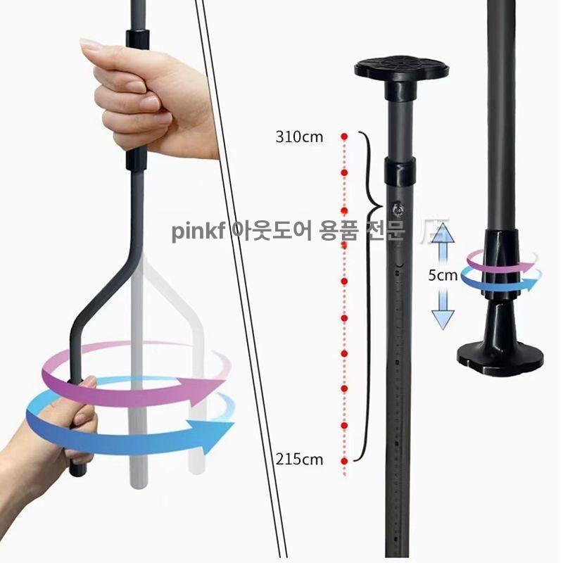그늘막 테라스 어닝 접이식 기둥식 전원주택 행거형 베란다 대형 햇빛가리개 - 상세 이미지 5