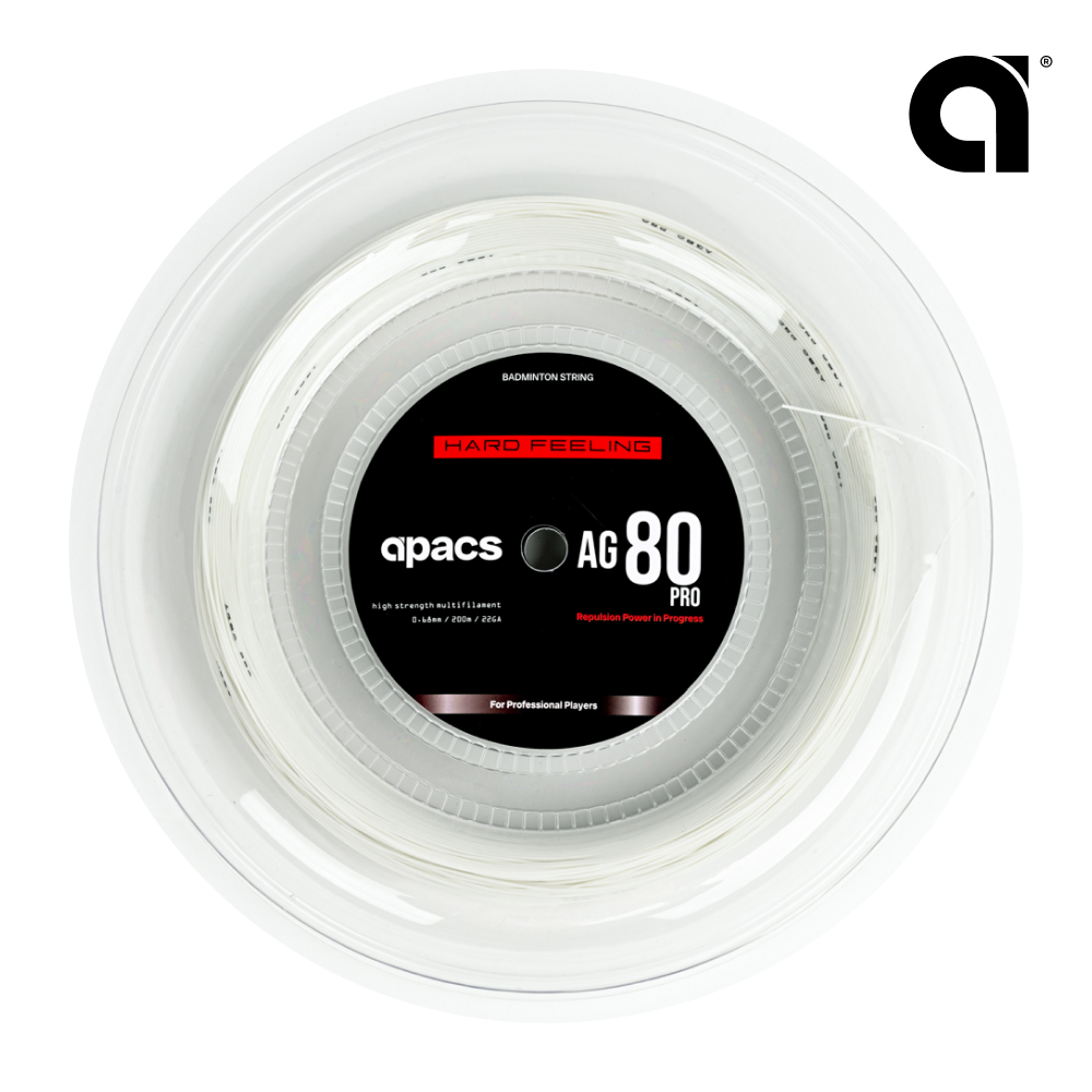 아펙스 줄 AG80 PRO 200m 롤 배드민턴 라켓 스트링 거트 반발력 (0.68mm) - 상세 이미지 2