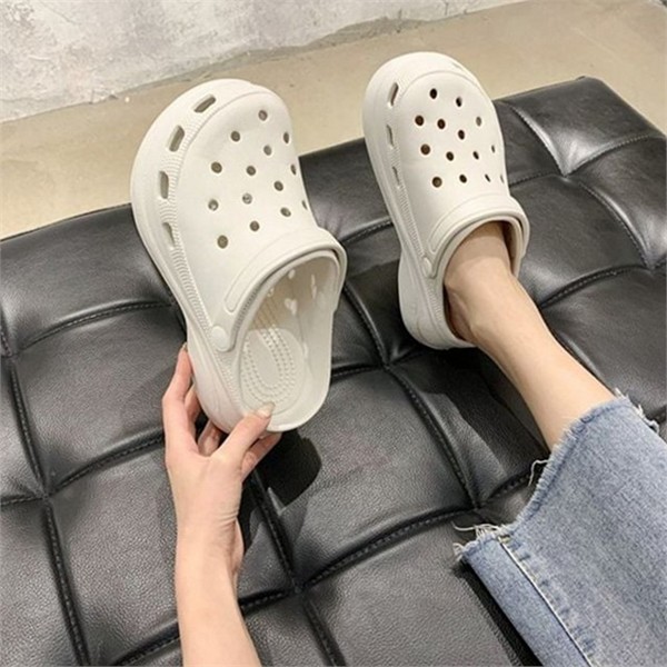 가벼운 여성 고무 슬리퍼 플랫폼 여성 통굽 슬리퍼 데일리 여름 - 상품 이미지