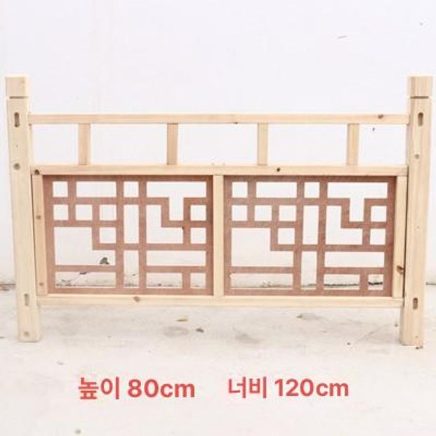 원목 울타리 가림막 한옥 스타일 웨딩 파티션 카페 식당 정원 조경 장식 빈티지 인테리어 개별 칸막이 공간 분리 아이템 - 상품 이미지