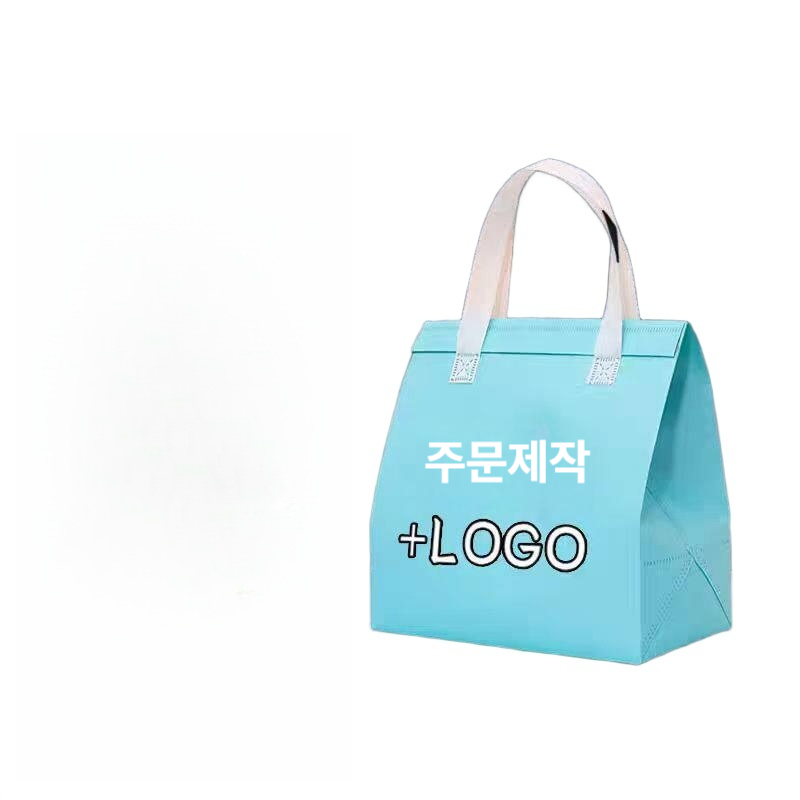 케이크 보냉백 200개 단체주문 보온백 특대형 하늘색 라이트그린 피크닉 연블루 중형 - 상세 이미지 2