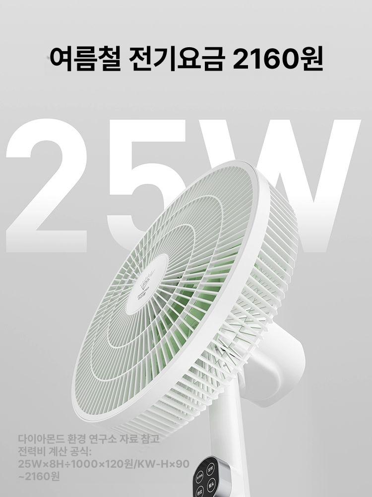가정용 저소음 스탠드 신형 에너지 절약 [DC 인버터 노브 모델] 무단 속도 조절 - 상세 이미지 4