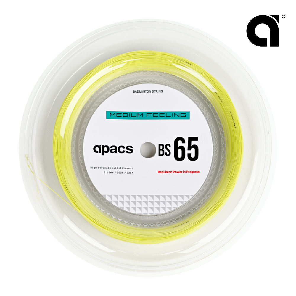 아펙스 BS 65 200m 롤 배드민턴 라켓 스트링 거트 줄 반발력 (0.65mm) - 상세 이미지 4