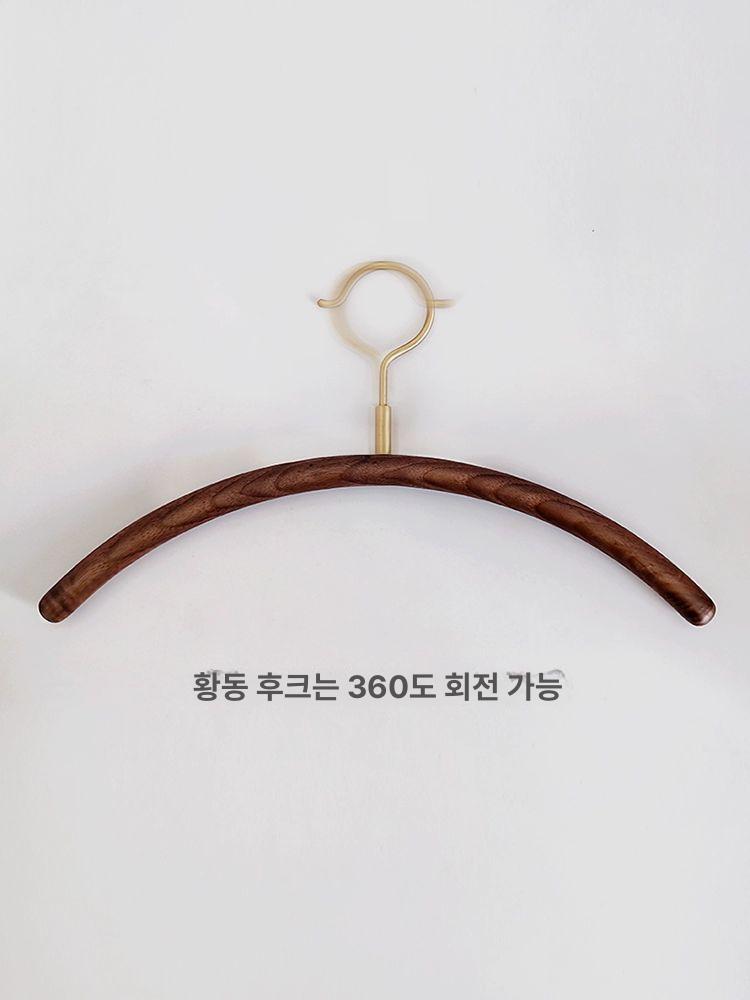 셔츠 나무옷걸이 고급원목옷걸이 행거 가정용옷걸이 바지걸이 자켓걸이 상의걸이 - 상세 이미지 5