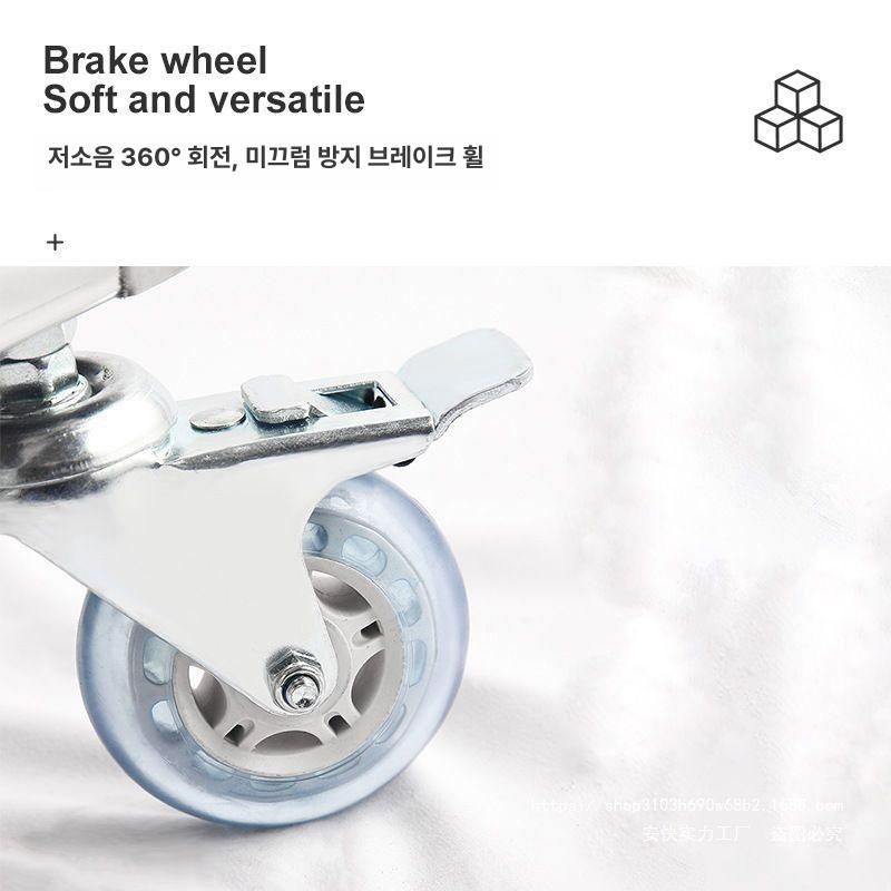 이동식 미용실카트 헤어샵 선반 정리대 스텐트롤리 수납 스텐카트 운반카트 - 상세 이미지 5