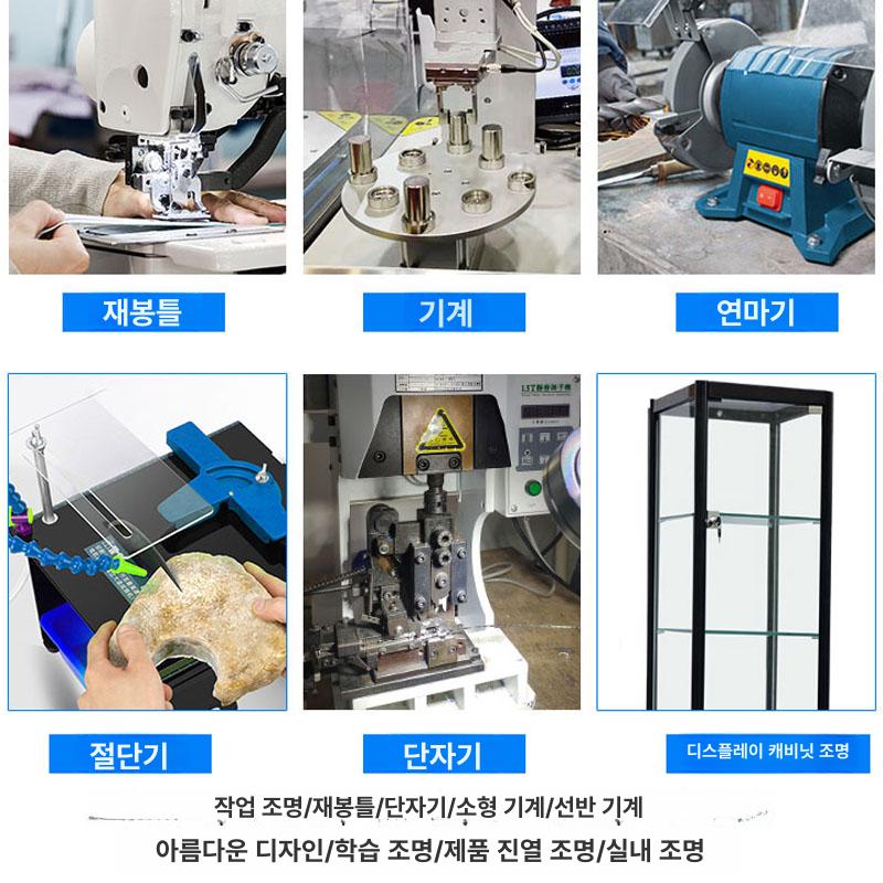 산업용 랜턴 자석 충전 클립 캠핑 램프 작업등 비상 작업조명 야외 현장조명 작업용 - 상세 이미지 4