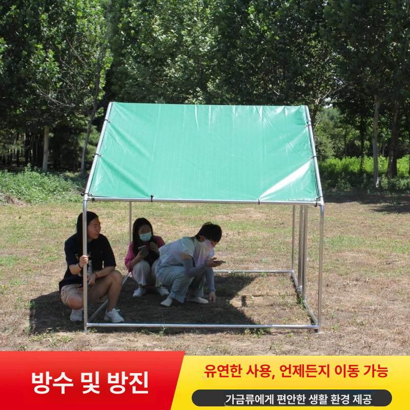 조립식 닭장 케이지 야외 병아리 새장 키우기 하우스 울타리 양계장 농촌 격자망 길이 - 상세 이미지 5