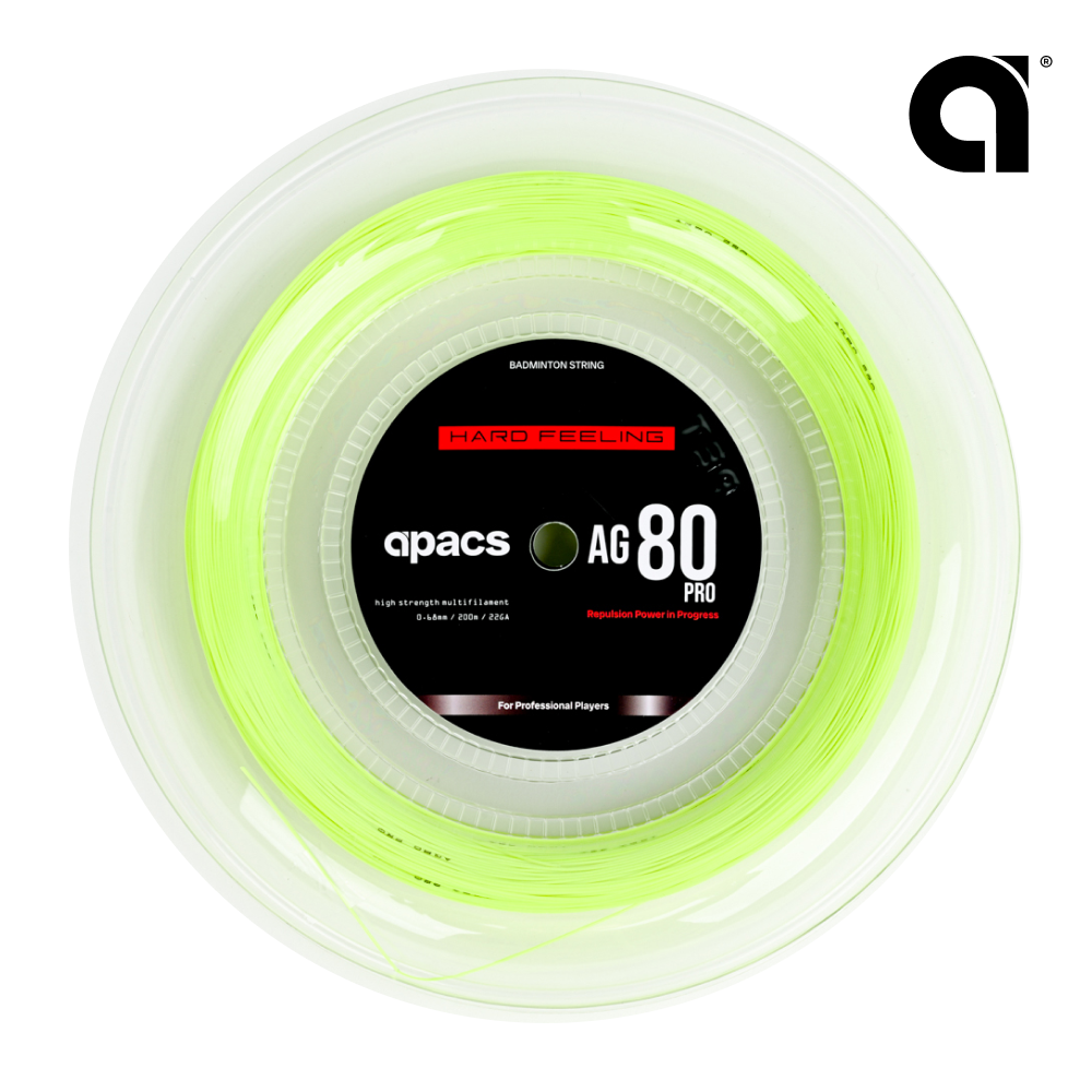 아펙스 줄 AG80 PRO 200m 롤 배드민턴 라켓 스트링 거트 반발력 (0.68mm) - 상세 이미지 4