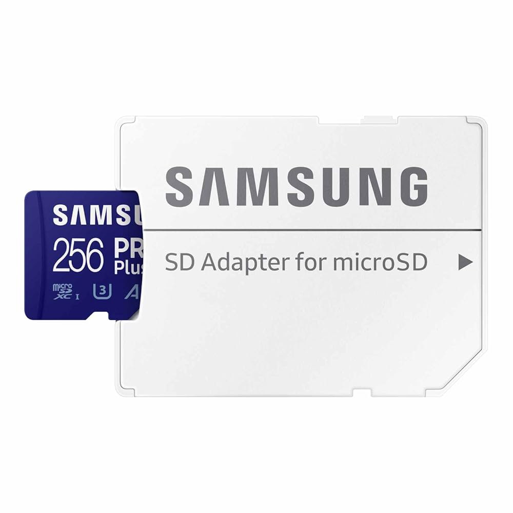 안드로이드 스마트폰, 태블릿, GoPRO, DJI 드론용 삼성 PRO Plus microSD 메모리 카드 + 어댑터, 256GB microSDXC, 최대 180MB/s, 풀 HD - 상세 이미지 2