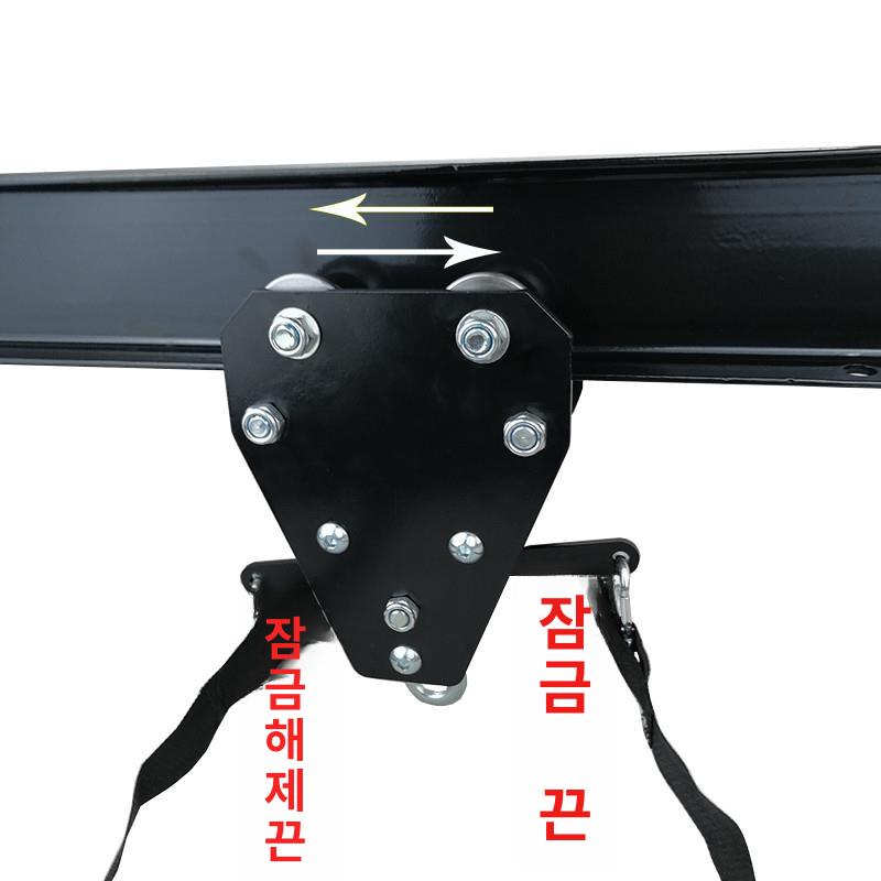 태권도 걸이대 레일 복싱 스탠드 수직 도르래 거치대 샌드백행거 벽 도르레 슬라이드 - 상세 이미지 3