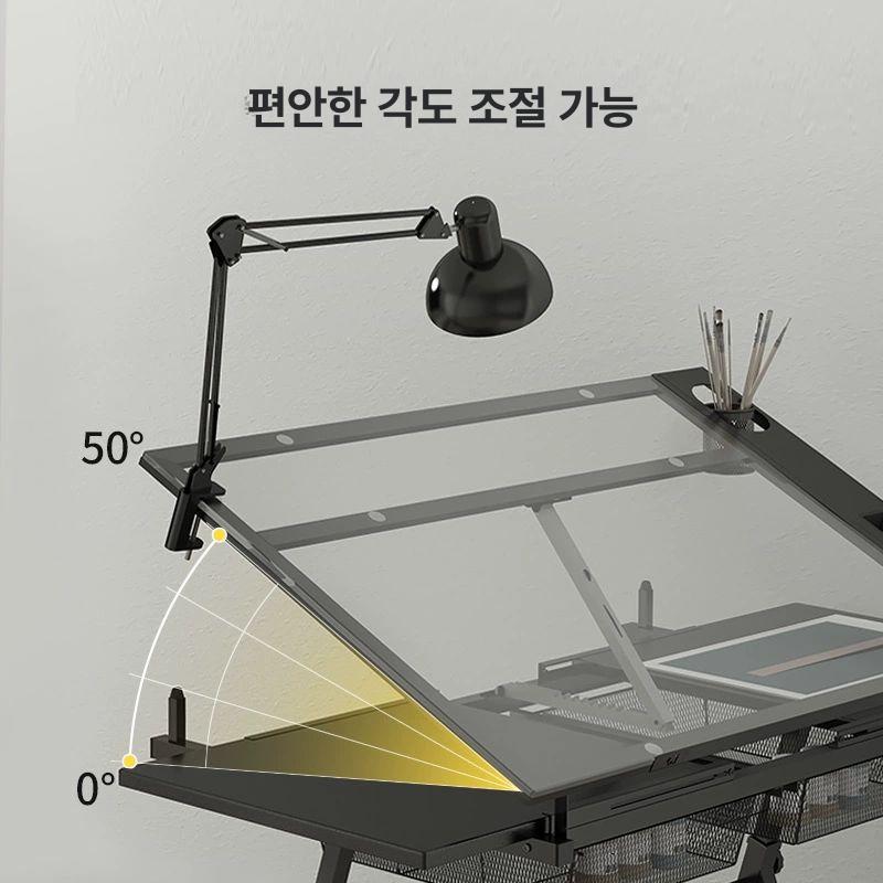 그림 드로잉책상 페인팅 아트 아티스트 조절 목재 드로잉데스크 관절형 제도 - 상세 이미지 3