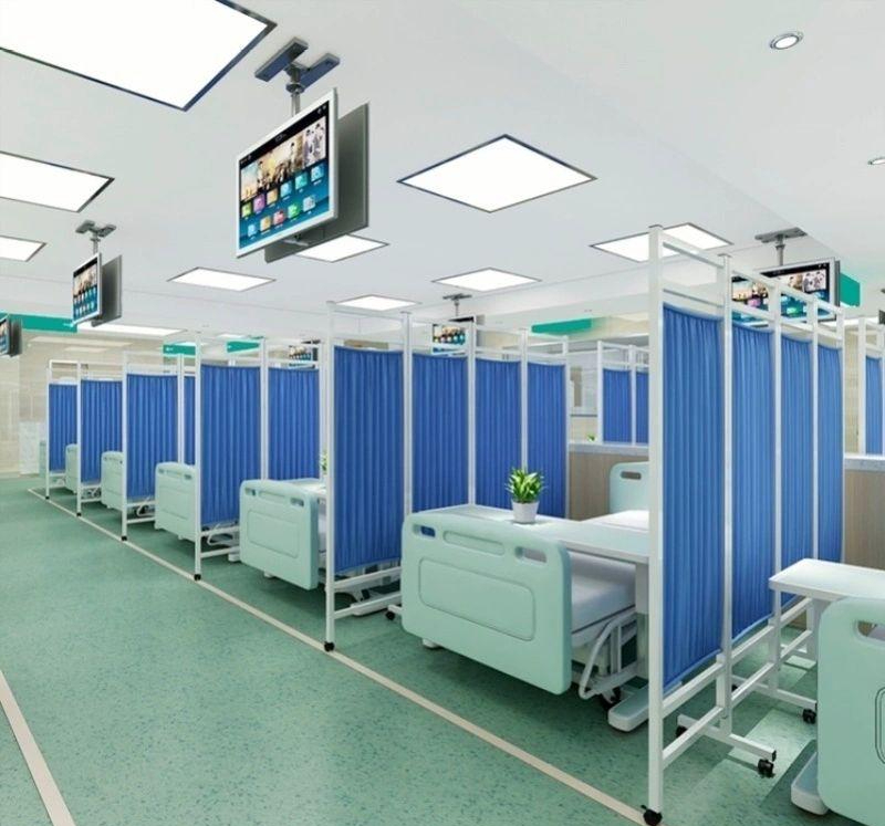 가림막 접이식 병원파티션 가벽 스크린 프레임 튼튼한 바퀴형 - 상품 이미지