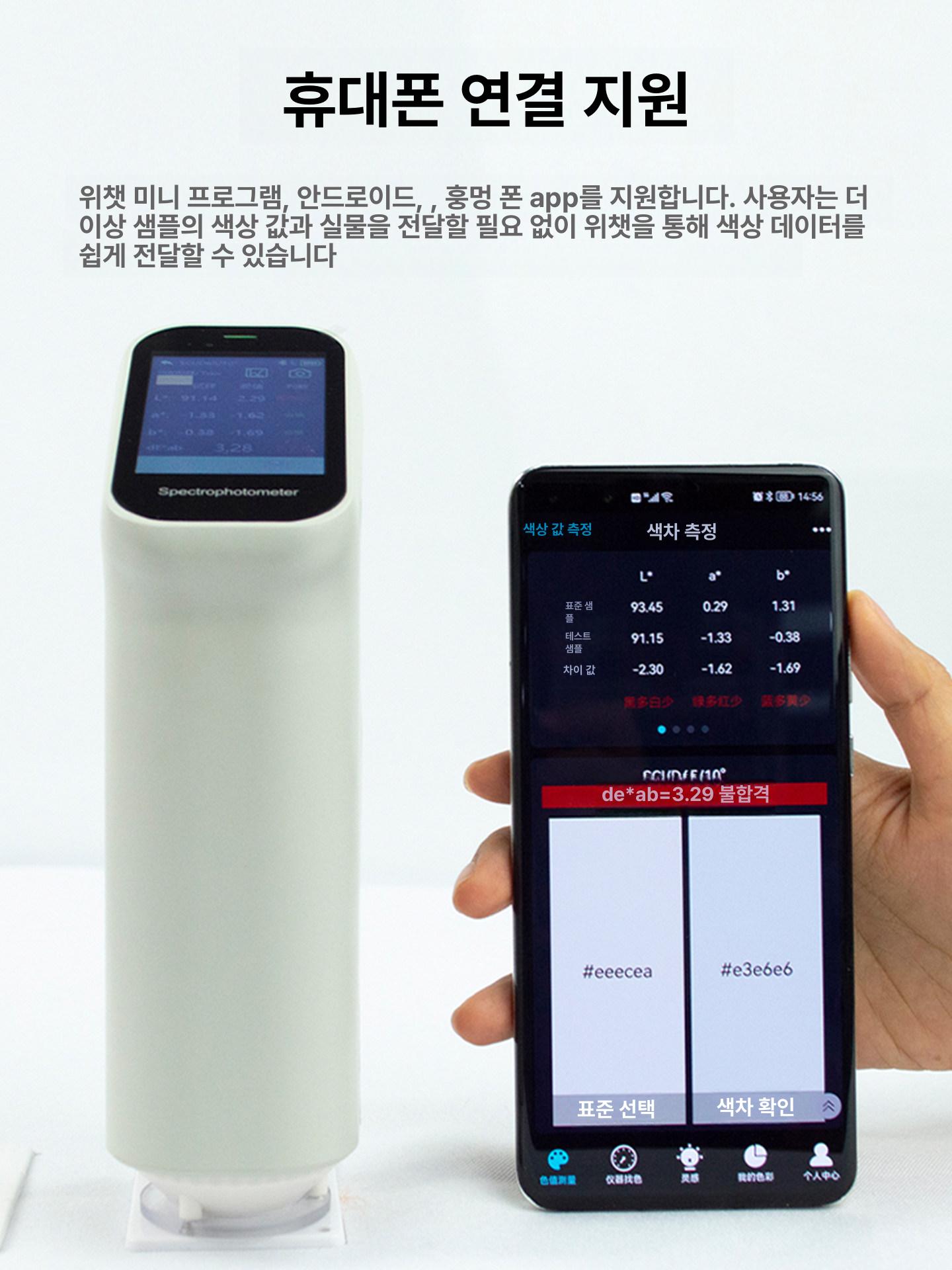 색도 분석 측정기 분광광도계 흡광도 검사 기계 광학 분석 장비 자외선 가시광선 - 상세 이미지 2