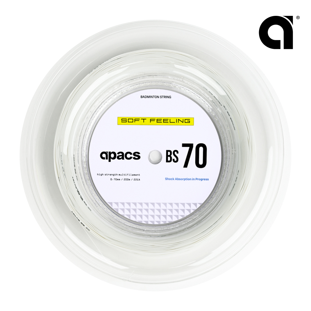 아펙스 BS 70 200m 롤 배드민턴 라켓 스트링 거트 줄 충격흡수 (0.70mm) - 상세 이미지 4