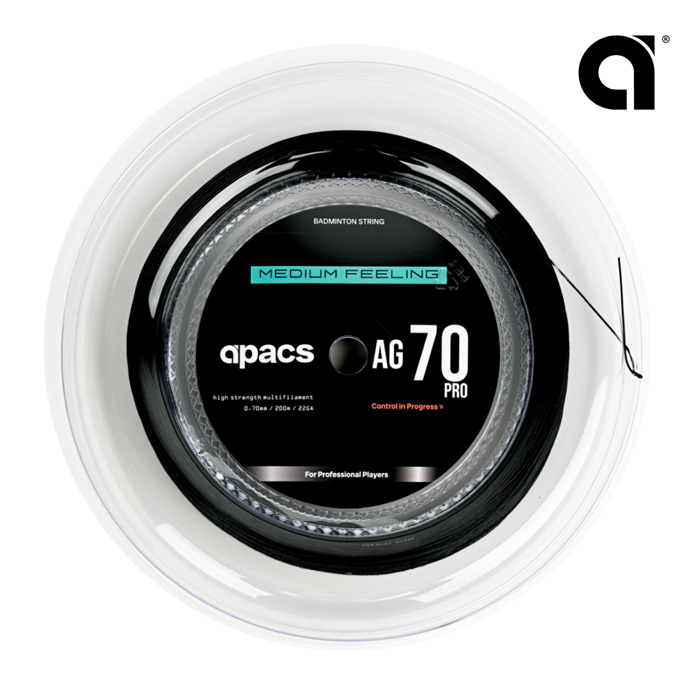 아펙스 줄 AG70 PRO 200m 롤 배드민턴 라켓 스트링 거트 반발력 (0.70mm) - 상세 이미지 3