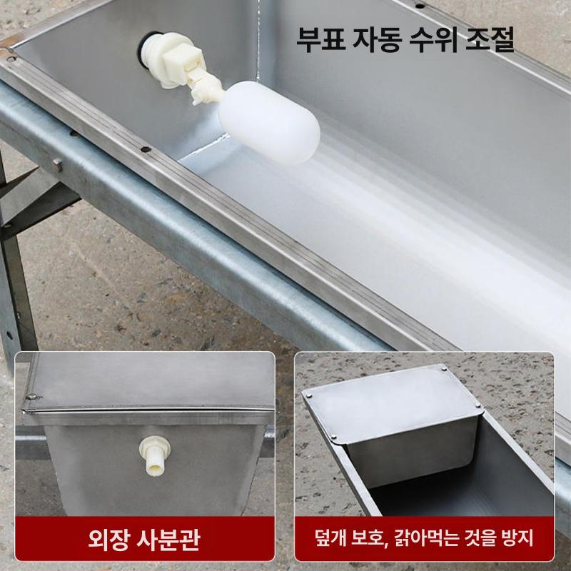 축사 급수기 스텐 목장 돼지 여물통 디스펜서 얼지않는 가축용 공급기 사육장 히터 - 상세 이미지 3
